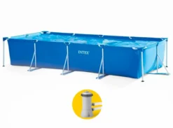 Intex Metal Frame Pool - 450 X 220 X 84 - Met Filterpomp