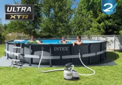 Intex Ultra Frame XTR Pool - 610 X 122 Cm - Met Zandfilterpomp En Accessoires -Bestway Verkoopwinkel 26334gn sfeerafbeelding met accessoires