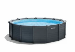 Intex Graphite Panel Pool - 478 X 124 Cm - Met Zandfilterpomp En Accessoires -Bestway Verkoopwinkel 26384gn blanco 1