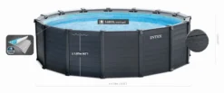 Intex Graphite Panel Pool - 478 X 124 Cm - Met Zandfilterpomp En Accessoires -Bestway Verkoopwinkel 26384gn zwembadformaat 1