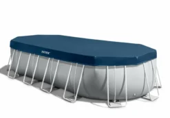 Intex Oval Prism Frame Pool - 610 X 305 X 122 Cm - Met Filterpomp En Accessoires -Bestway Verkoopwinkel 26798gn afdekzeil