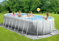 Intex Oval Prism Frame Pool - 610 X 305 X 122 Cm - Met Filterpomp En Accessoires -Bestway Verkoopwinkel 26798gn sfeerafbeelding zonder accessoires