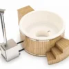 Houtgestookte Hottub Met Filteraansluiting - 4-6 Personen - Wit 2 Houtgestookte Hottub Met Filteraansluiting - 4-6 Personen - Wit -Bestway Verkoopwinkel 3 4 inclusief filtratiebox