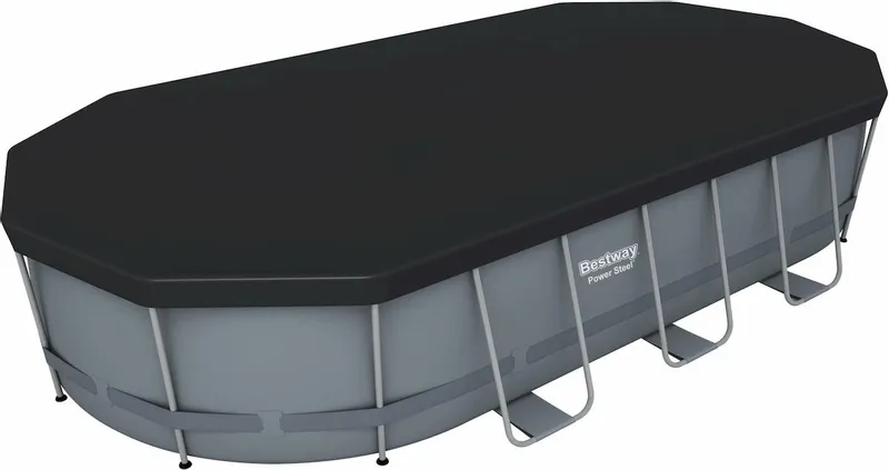 Bestway Power Steel Oval Zwembad - 549 X 274 X 122 Cm - Met Filterpomp En Accessoires - Afbeelding 3