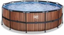 EXIT TOYS EXIT Wood Zwembad - 427 X 122 Cm - Met Zandfilterpomp En Trap -Bestway Verkoopwinkel 649 1200 exit 30 27 14 10 int 2