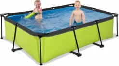 EXIT TOYS EXIT Lime Zwembad - 220 X 150 X 65 Cm - Met Filterpomp -Bestway Verkoopwinkel 668 1200 exit 30 00 21 40 int 4