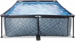 EXIT TOYS EXIT Stone Zwembad - 300 X 200 X 65 Cm - Met Filterpomp 8 EXIT TOYS EXIT Stone Zwembad - 300 X 200 X 65 Cm - Met Filterpomp -Bestway Verkoopwinkel 676 1200 exit 30 00 32 00 int 2