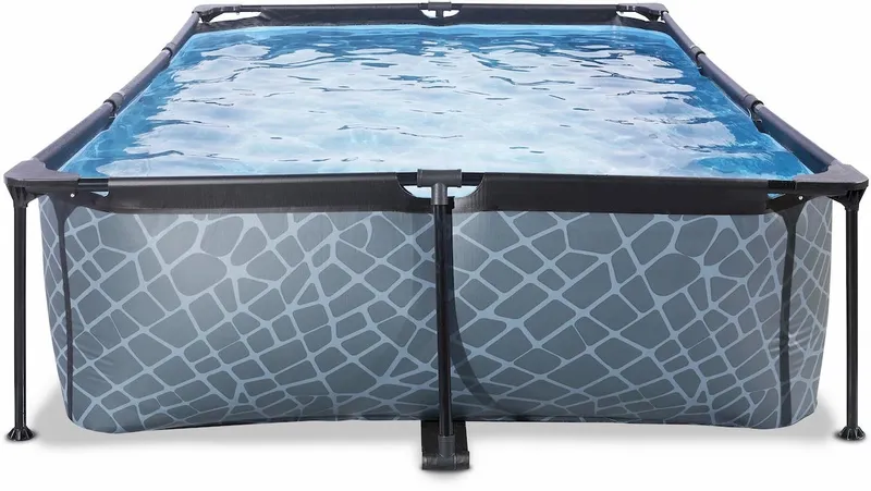 EXIT TOYS EXIT Stone Zwembad - 300 X 200 X 65 Cm - Met Filterpomp 4 EXIT TOYS EXIT Stone Zwembad - 300 X 200 X 65 Cm - Met Filterpomp - Afbeelding 2