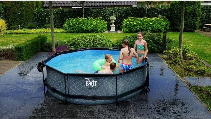 EXIT TOYS EXIT Wood Zwembad - 300 X 76 Cm - Met Filterpomp 7 EXIT TOYS EXIT Wood Zwembad - 300 X 76 Cm - Met Filterpomp - Afbeelding 5
