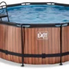 EXIT TOYS EXIT Wood Zwembad - 360 X 122 Cm - Met Zandfilterpomp En Trap -Bestway Verkoopwinkel 697 1200 exit wood zwembad o360x122cm met zandfilterpomp bruin