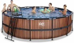 EXIT TOYS EXIT Wood Zwembad - 488 X 122 Cm - Met Zandfilterpomp En Trap -Bestway Verkoopwinkel 699 1200 exit 30 27 16 10 int 5