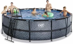 EXIT TOYS EXIT Stone Zwembad - 488 X 122 Cm - Met Zandfilterpomp En Trap -Bestway Verkoopwinkel 730 1200 exit 30 27 16 00 int 5