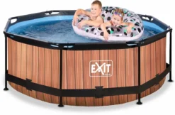 EXIT TOYS EXIT Wood Zwembad - 244 X 76 Cm - Met Filterpomp -Bestway Verkoopwinkel 786 1200 exit 30 12 08 10 int 3