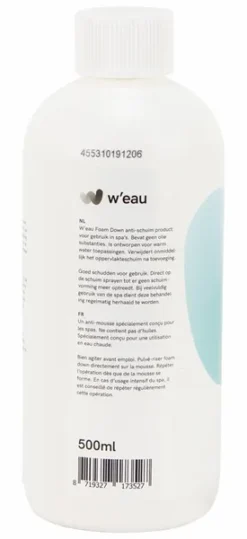W'eau Foam Down Ontschuimingsmiddel - 500 Ml -Bestway Verkoopwinkel 789 2 1