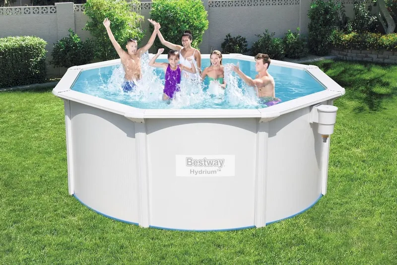 Bestway Hydrium Alderney Metalen Zwembad Ø300 X 120 Cm 5 Bestway Hydrium Alderney Metalen Zwembad Ø300 X 120 Cm - Afbeelding 3