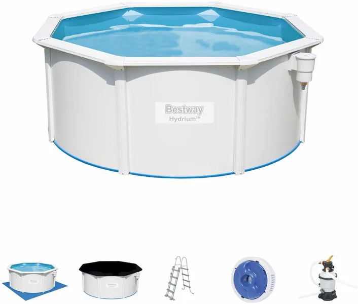Bestway Hydrium Alderney Metalen Zwembad Ø300 X 120 Cm 3 Bestway Hydrium Alderney Metalen Zwembad Ø300 X 120 Cm