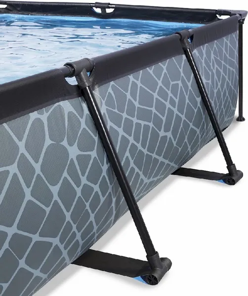 EXIT TOYS EXIT Stone Zwembad - 300 X 200 X 65 Cm - Met Filterpomp 5 EXIT TOYS EXIT Stone Zwembad - 300 X 200 X 65 Cm - Met Filterpomp - Afbeelding 3