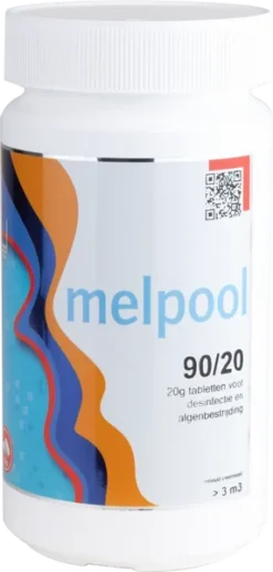 Melpool Kleine Chloortabletten 20 Grams 1 Kg