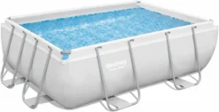 Bestway Power Steel Rectangular Zwembad - 282 X 196 X 84 Cm - Met Filterpomp En Accessoires -Bestway Verkoopwinkel bestway power steel rectangular zwembad 282 x 196 x 84 cm set 2