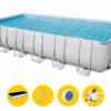 Bestway Power Steel Rectangular Zwembad - 732 X 366 X 132 Cm - Met Zandfilterpomp En Accessoires -Bestway Verkoopwinkel bestway power steel rectangular zwembad 732 x 366 x 132 cm 1