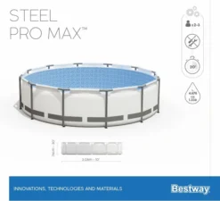 Bestway Steel Pro MAX Zwembad - 305 X 76 Cm -Bestway Verkoopwinkel bestway steel pro max zwembad 305 x 76 cm 11