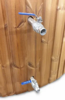 Houtgestookte Hottub Met Filteraansluiting - 4-6 Personen - Grijs -Bestway Verkoopwinkel connenctions of filtration 1 1