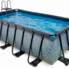 EXIT TOYS EXIT Stone Zwembad - 400 X 200 X 100 Cm - Met Zandfilterpomp En Trap -Bestway Verkoopwinkel exit stone zwembad 400 x 200 x 122 cm 1