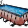 EXIT TOYS EXIT Wood Zwembad - 400 X 200 X 100 Cm - Met Zandfilterpomp En Trap -Bestway Verkoopwinkel exit wood zwembad 400 x 200 x 100 cm met zandfilterpomp en trap