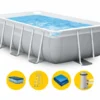 Intex Prism Frame Pool - 488 X 244 X 107 Cm - Met Filterpomp En Accessoires 2 Intex Prism Frame Pool - 488 X 244 X 107 Cm - Met Filterpomp En Accessoires -Bestway Verkoopwinkel intex prism frame pool 488 x 244 x 107 cm met filterpomp en accessoires