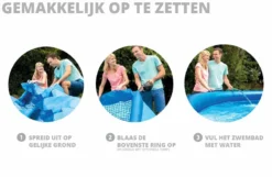 Intex Easy Set Pool - 396 X 84 Cm - Met Filterpomp 10 Intex Easy Set Pool - 396 X 84 Cm - Met Filterpomp -Bestway Verkoopwinkel intexeasyset instructies 9