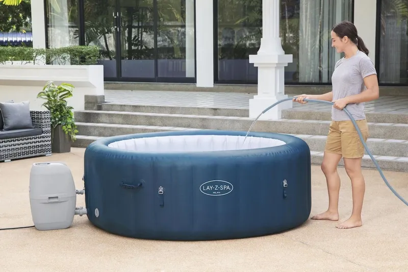 Bestway Lay-Z Spa Milan AirJet Plus Opblaasbare Spa - 6 Persoons 8 Bestway Lay-Z Spa Milan AirJet Plus Opblaasbare Spa - 6 Persoons - Afbeelding 6