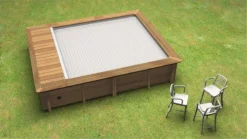 BWT Compact Stadszwembad - 4.20 X 3.50 X 1.33 M - Met Zandfilterpomp En Omkasting -Bestway Verkoopwinkel piscine urbaine carre ambiance 2019 3 resultaat