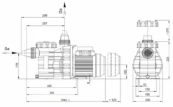 Aqua Vario Plus Variabele Zwembadpomp 20 Aqua Vario Plus Variabele Zwembadpomp -Bestway Verkoopwinkel technischetekeningspeckaquavarioplus