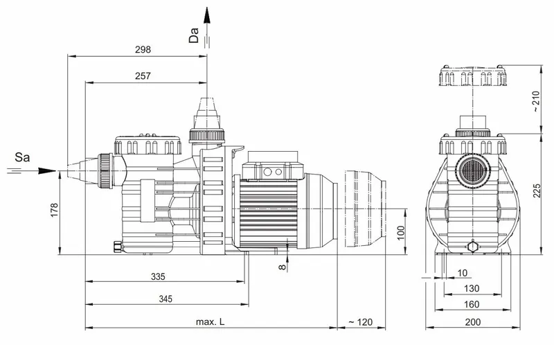 Aqua Vario Plus Variabele Zwembadpomp 11 Aqua Vario Plus Variabele Zwembadpomp - Afbeelding 9